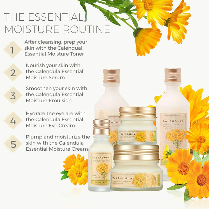 The Face Shop Calendula Essential Moisture Emulsion 150ml / 5 fl. oz.