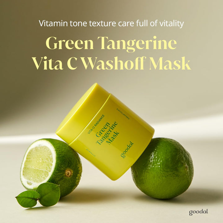 goodal GREEN TANGERINE VITA C WASH OFF MASK 110g, 3.88 fl.oz