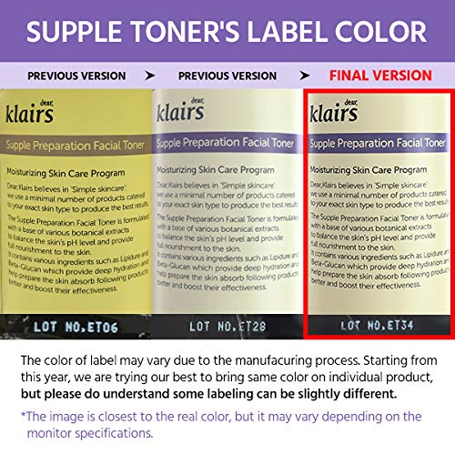 Dear Klairs Supple Preparation Facial Toner, 180 ml