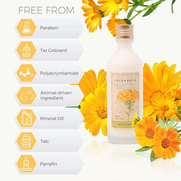 The Face Shop Calendula Essential Moisture Emulsion 150ml / 5 fl. oz.