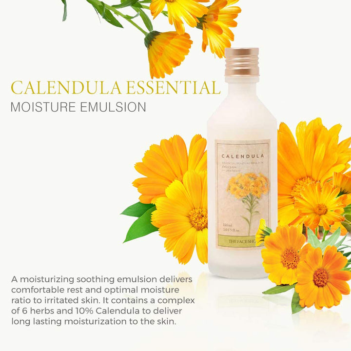 The Face Shop Calendula Essential Moisture Emulsion 150ml / 5 fl. oz.