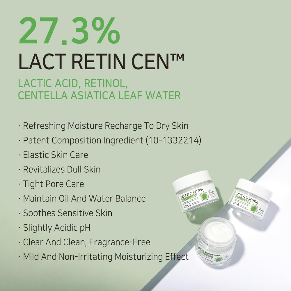 APLB Lactic Acid Retinol Facial Cream 1.86 FL.OZ