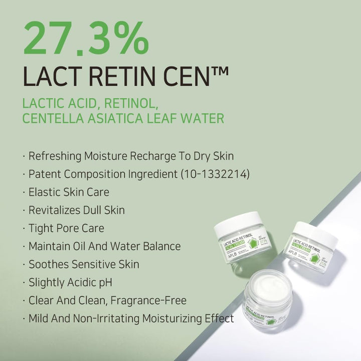 APLB Lactic Acid Retinol Facial Cream 1.86 FL.OZ