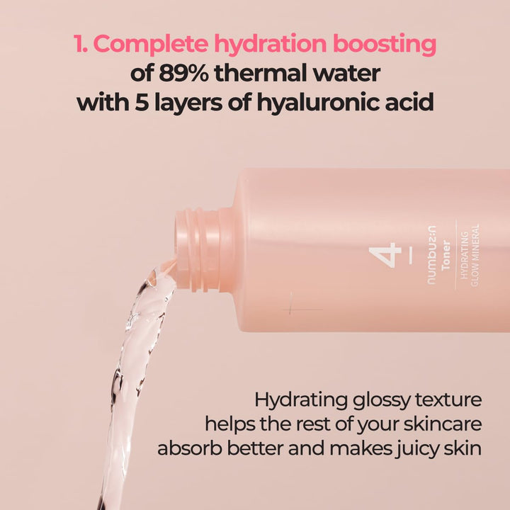 numbuzin No.4 Hydrating Glow Mineral Toner 200ml / 6.76 fl. oz.