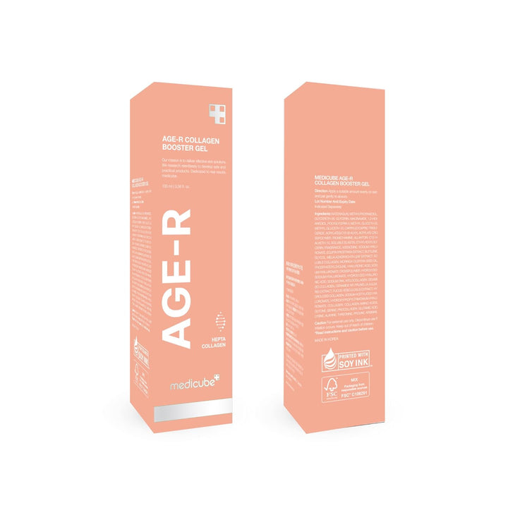 Medicube Age-R Collagen Booster Gel Serum for Skin Care Devices  100ml , 3.38oz