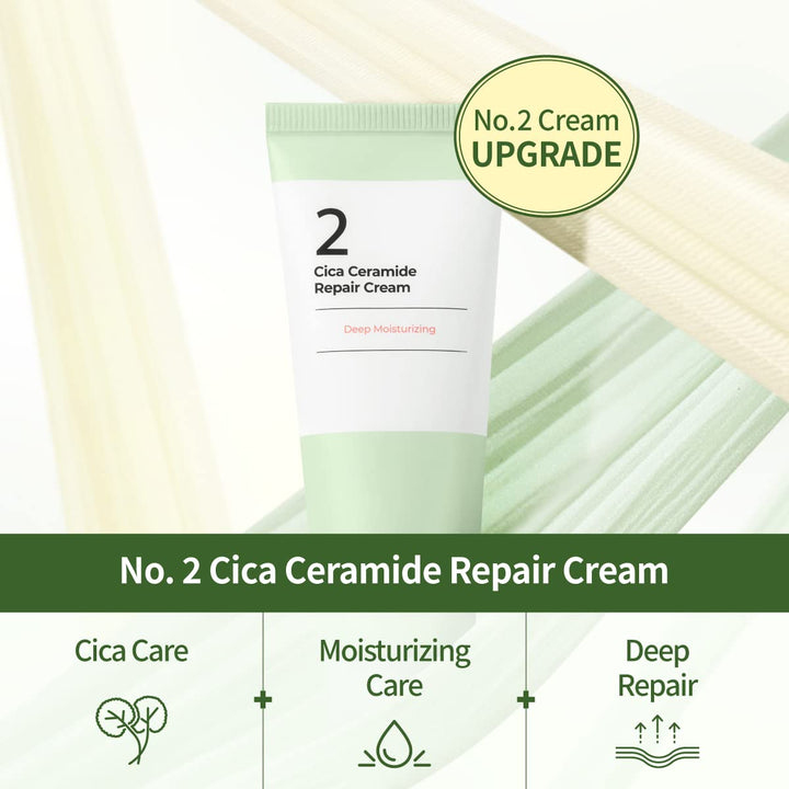 numbuzin No.2 Cica Ceramide Repair Cream 60ml / 2.02 fl. oz.