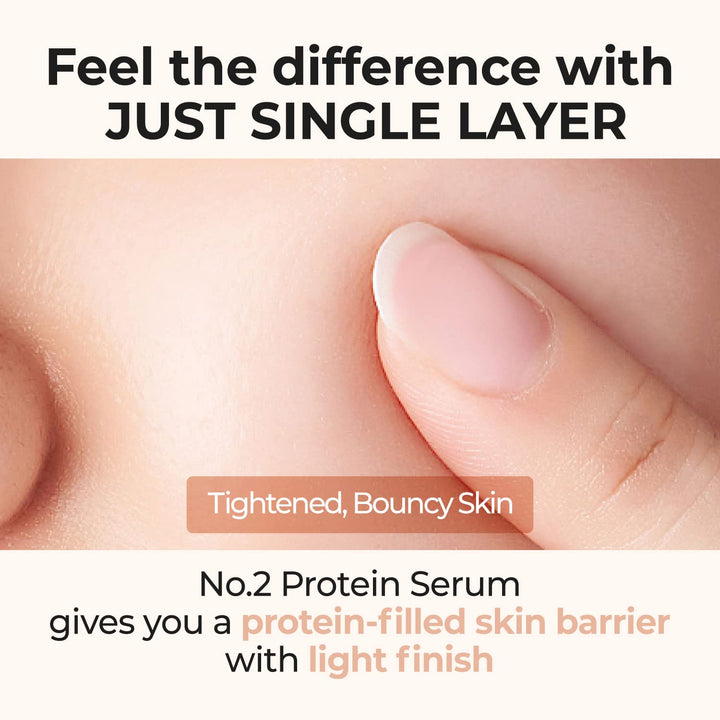 numbuzin No.2 Protein 43% Creamy Serum 50ml, 1.69 fl. oz.