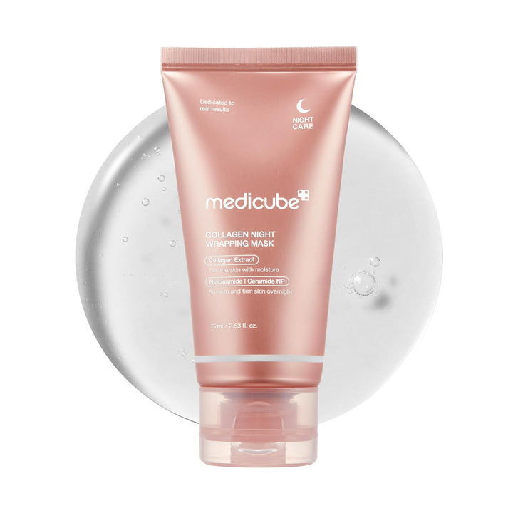 Medicube Collagen Overnight Wrapping Peel Off Facial Mask Pack 2.53 fl.oz
