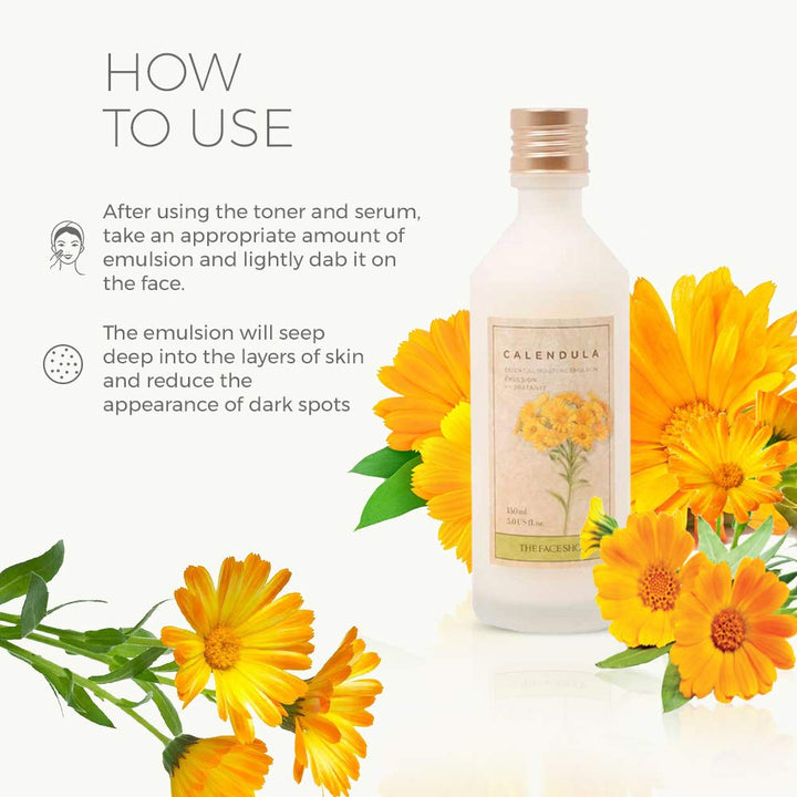 The Face Shop Calendula Essential Moisture Emulsion 150ml / 5 fl. oz.