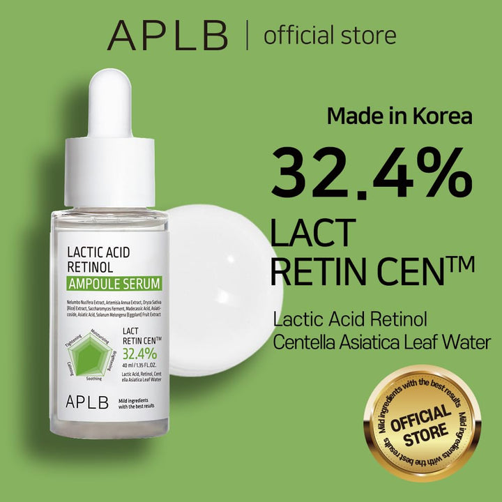 APLB Lactic Acid Retinol Ampoule Serum 1.35 FL.OZ