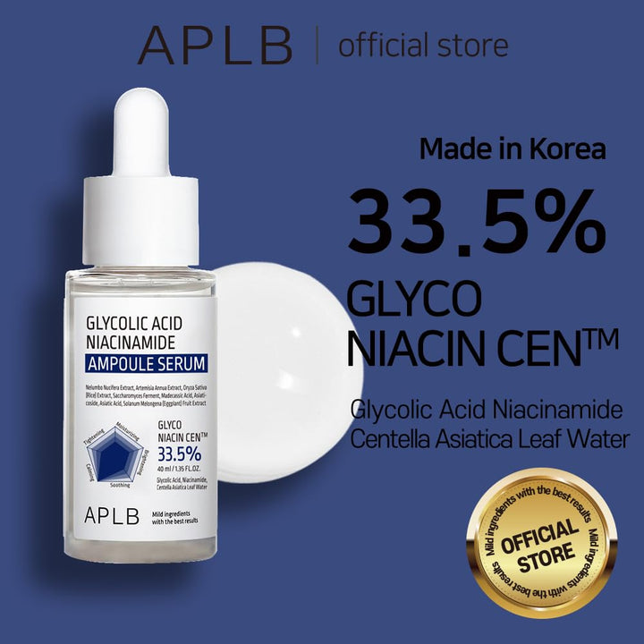 APLB Glycolic Acid Niacinamide Ampoule Serum 1.35 FL.OZ