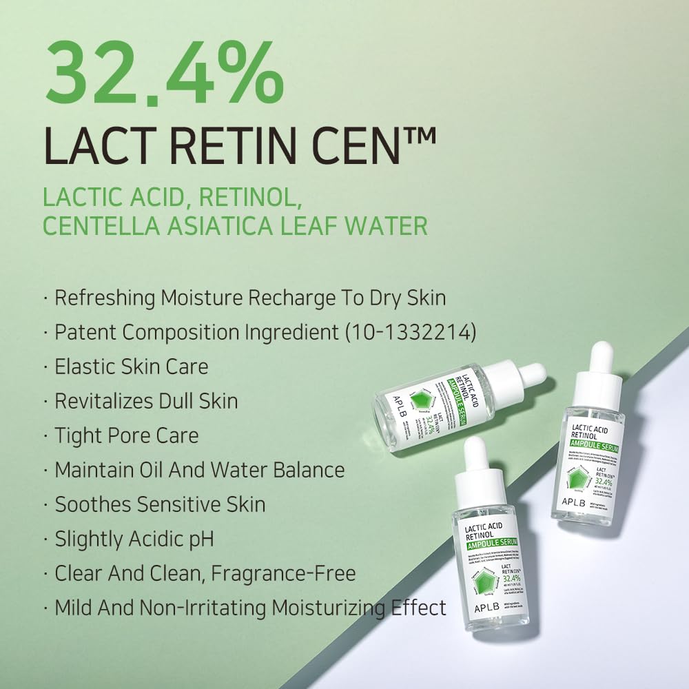 APLB Lactic Acid Retinol Ampoule Serum 1.35 FL.OZ