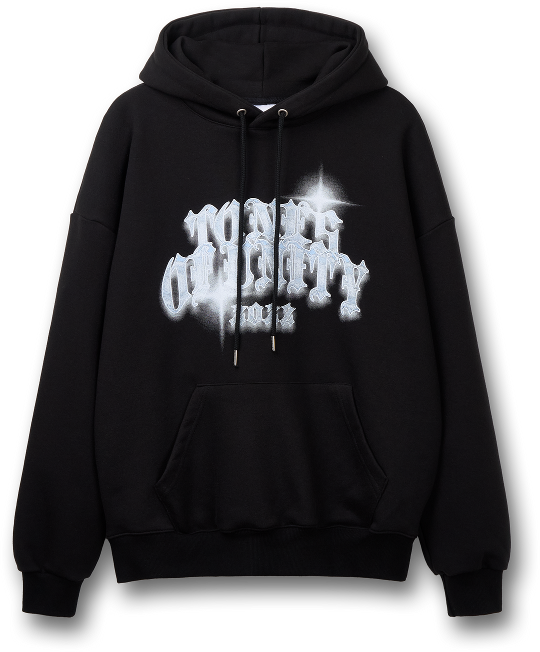 Prism Overfit Hoodie -  Black