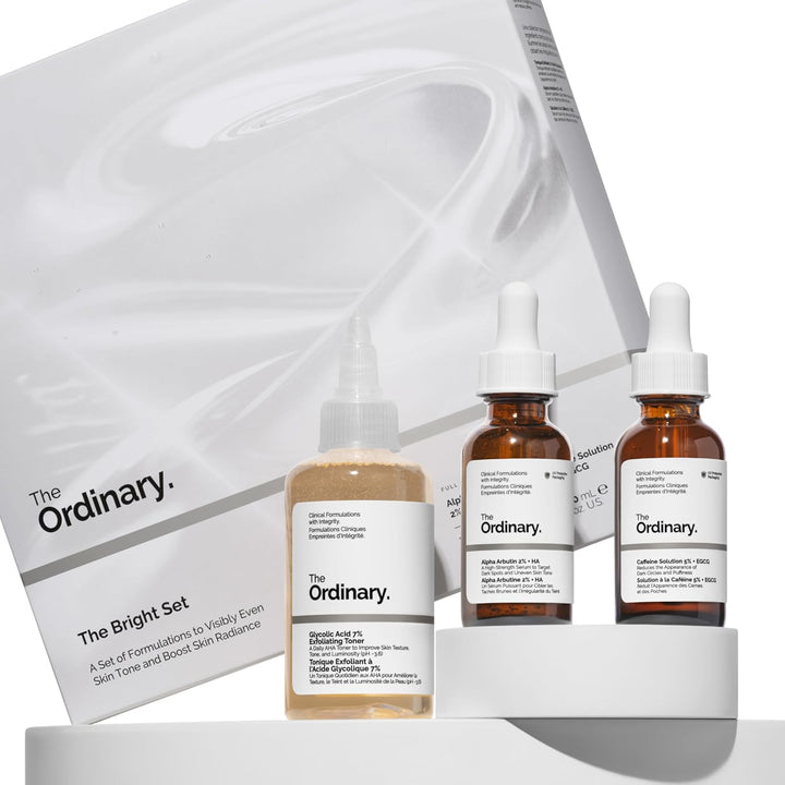 The Ordinary The Bright Set, 3-Step Regimen for Radiant, Even Skin Tone