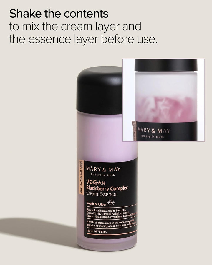 Mary&May Vegan Blackberry Complex Cream Essence 140ml/4.73 fl.oz.