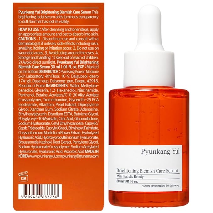 Pyunkang Yul Brightening Blemish Care Serum 1.01 Fl. Oz, 30ml