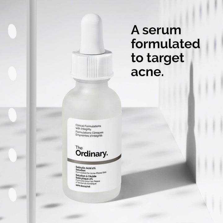The Ordinary Salicylic Acid 2% Solution, Acne-Fighting Serum for Blemish-Prone Skin 1 Fl Oz