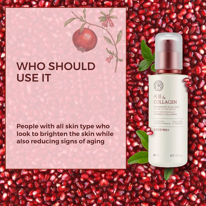 The Face Shop Pomegranate & Collagen Volume Lifting Serum 2.7 fl. oz