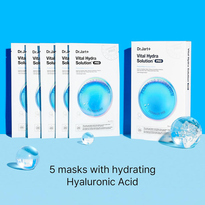 Dr.Jart+ Dermask Vital Hydra Solution Glow Face Mask 5ea