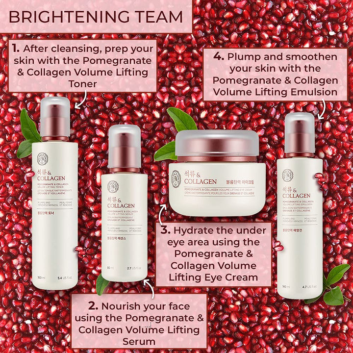 The Face Shop Pomegranate & Collagen Volume Lifting Emulsion 140ml / 4.7 fl. oz.