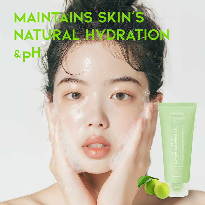 OOTD Beauty Green Plum Low PH Cleansing Gel 6.76 fl. oz, 200ml