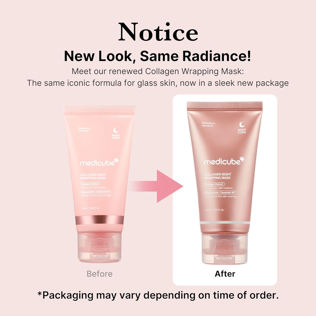 Medicube Collagen Overnight Wrapping Peel Off Facial Mask Pack 2.53 fl.oz