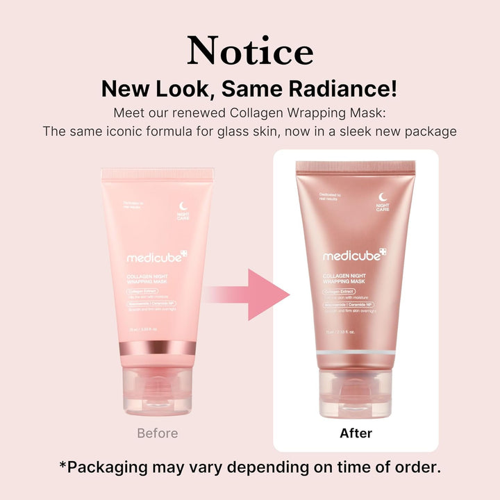 Medicube Collagen Overnight Wrapping Peel Off Facial Mask Pack 2.53 fl.oz