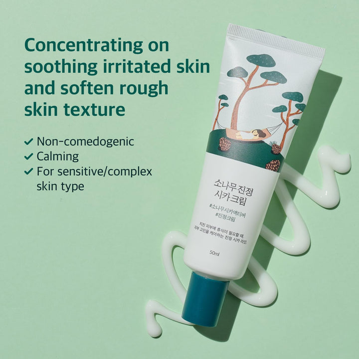 ROUND LAB Pine Calming Cica Cream (Unscented) 1.69fl.oz