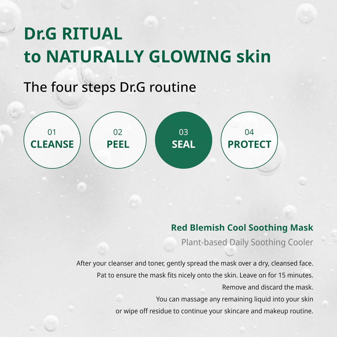 Dr.G Red Blemish Daily Cool Soothing Mask 10ea
