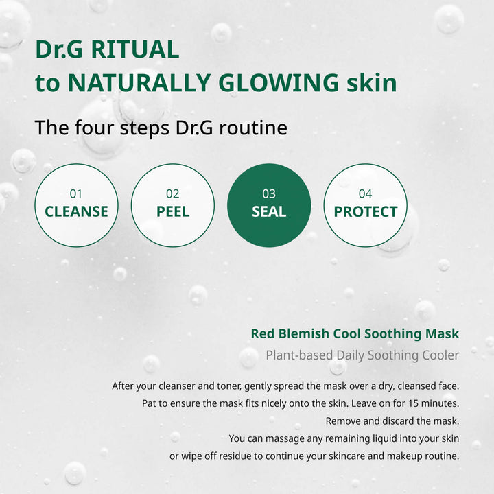 Dr.G Red Blemish Daily Cool Soothing Mask 10ea