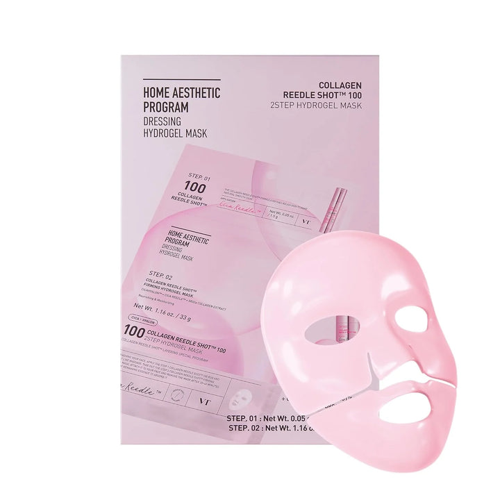 VT Cosmetics Collagen Reedle Shot 100 2-Step Hydrogel Mask(34.5gx4ea)