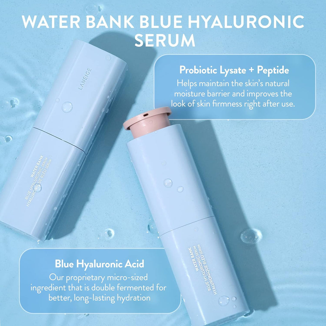 LANEIGE Water Bank Blue Hyaluronic Serum, 1.6 fl.oz. 50ml