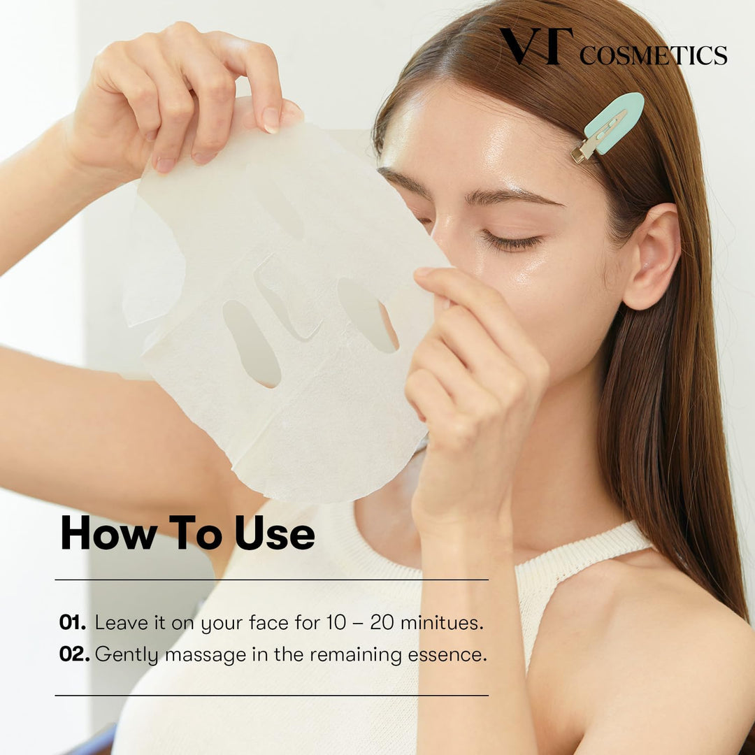 VT Cosmetics Daily Soothing Mask Facial Sheet Mask for Moist & Hydrating / 30ea