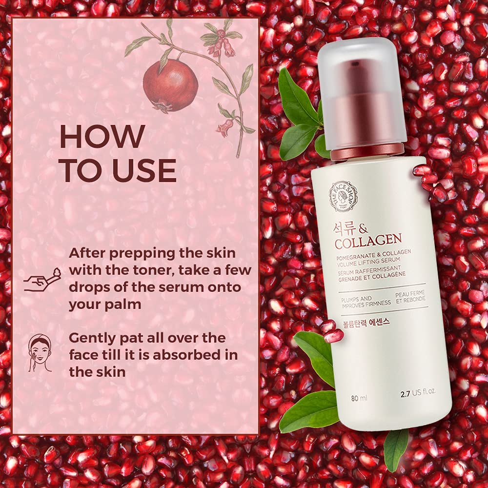 The Face Shop Pomegranate & Collagen Volume Lifting Serum 2.7 fl. oz