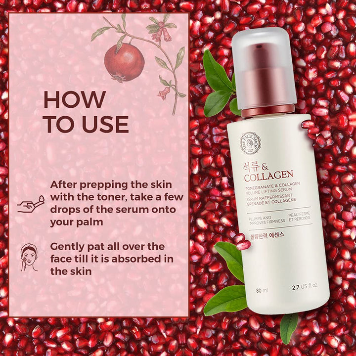 The Face Shop Pomegranate & Collagen Volume Lifting Serum 2.7 fl. oz
