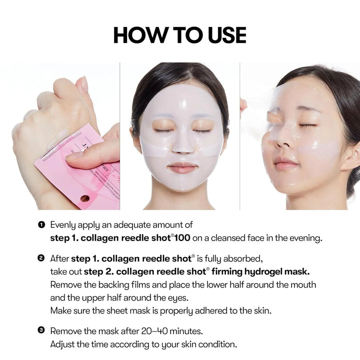 VT Cosmetics Collagen Reedle Shot 100 2-Step Hydrogel Mask(34.5gx4ea)