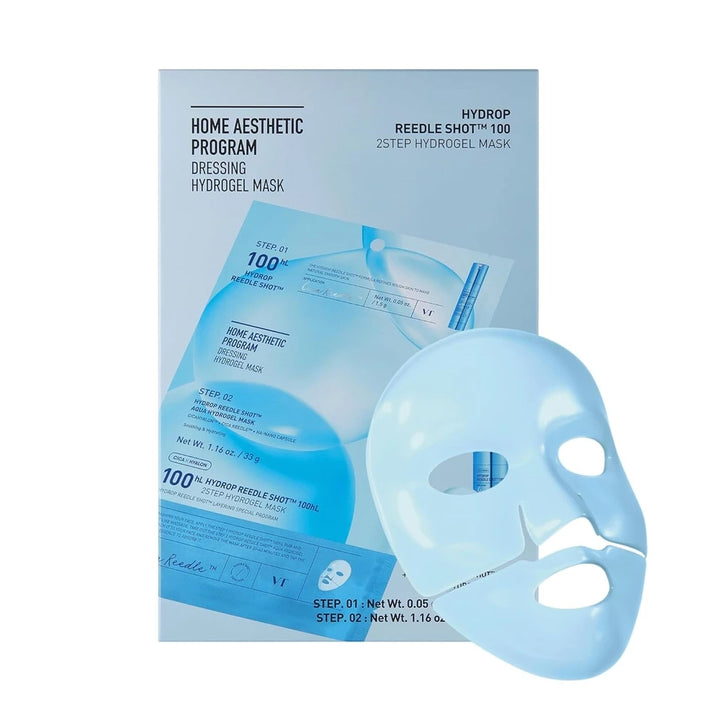 VT Cosmetics Hydrop Reedle Shot 100hl 2-Step Hydrogel Mask(34.5gx4ea)