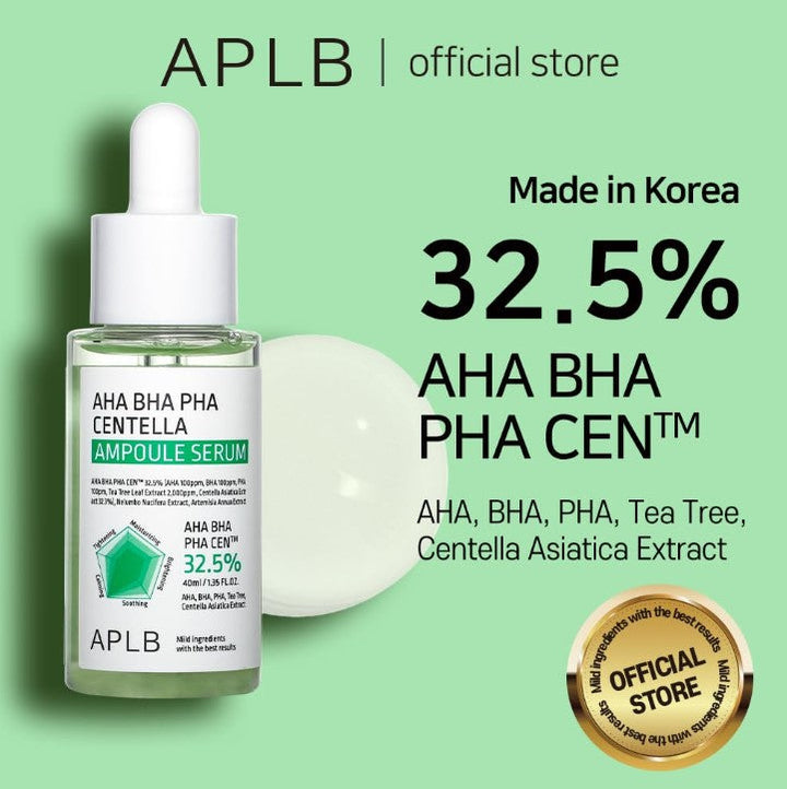 APLB AHA BHA PHA Centella Ampoule Serum 40ml / 1.35 fl. oz.
