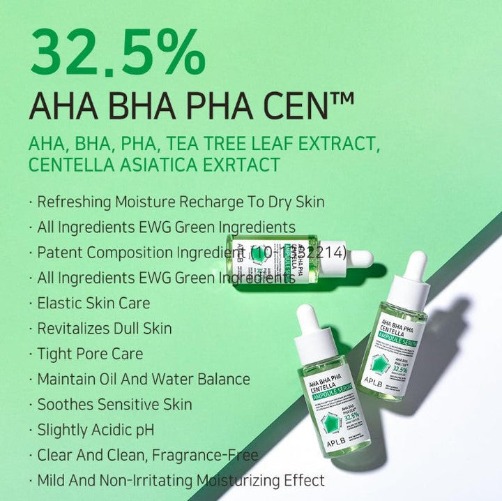 APLB AHA BHA PHA Centella Ampoule Serum 40ml / 1.35 fl. oz.