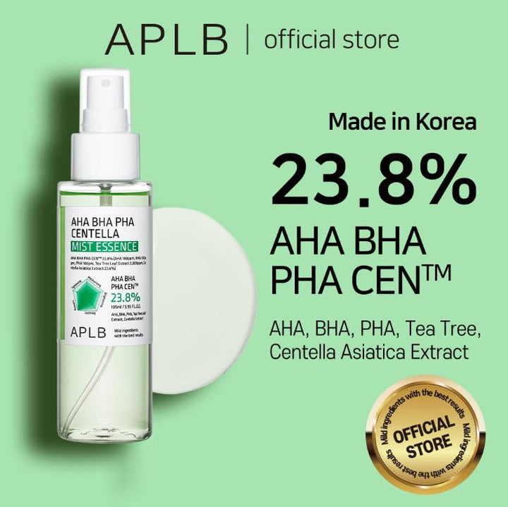 APLB AHA BHA PHA Centella Mist Essence 105ml / 3.55 fl. oz.