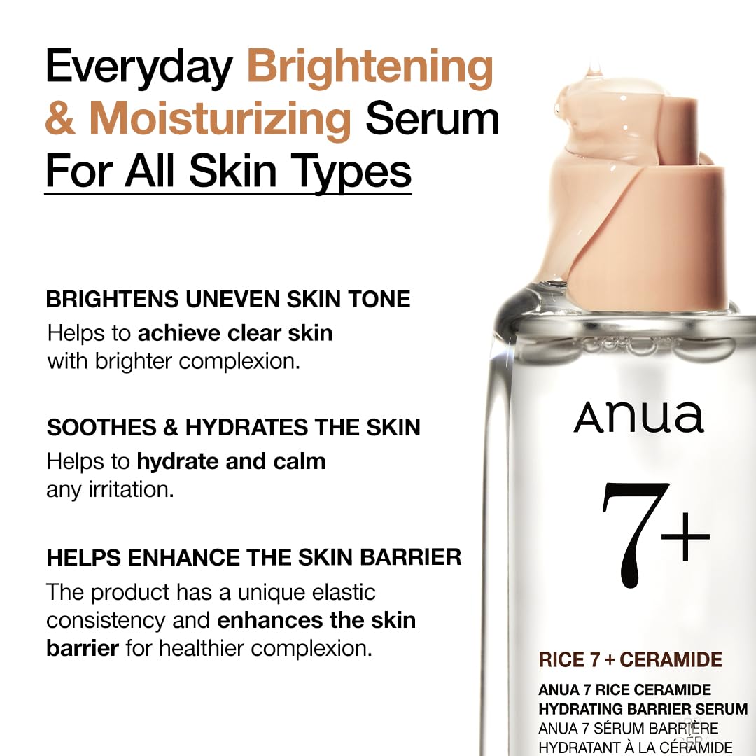 ANUA Rice Ceramide 7 Hydrating Barrier Serum 50ml / 1.69fl. oz.