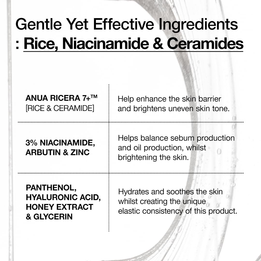 ANUA Rice Ceramide 7 Hydrating Barrier Serum 50ml / 1.69fl. oz.