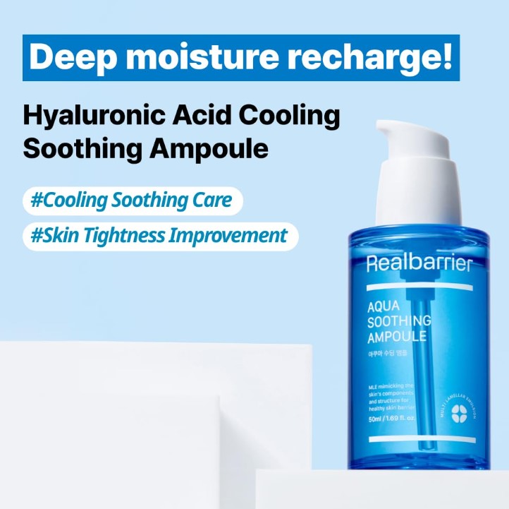 Real Barrier Aqua Soothing Ampoule 1.69 Fl Oz / 50ml