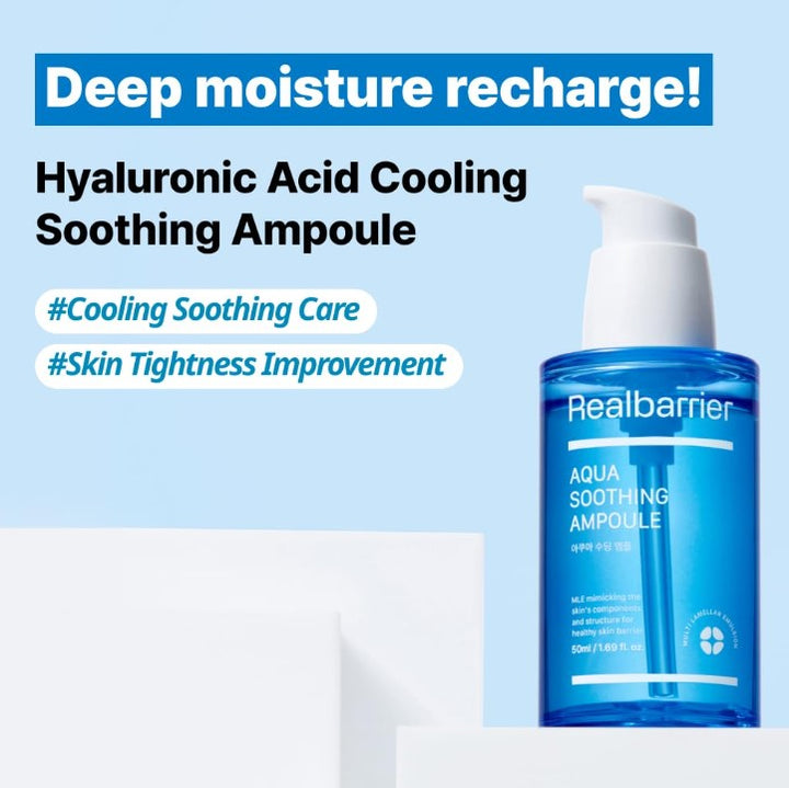 Real Barrier Aqua Soothing Ampoule 1.69 Fl Oz / 50ml