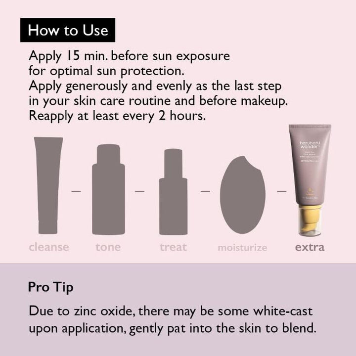 Haruharu wonder Black Rice Pure Mineral Relief SPF50+/PA++++ 50ml