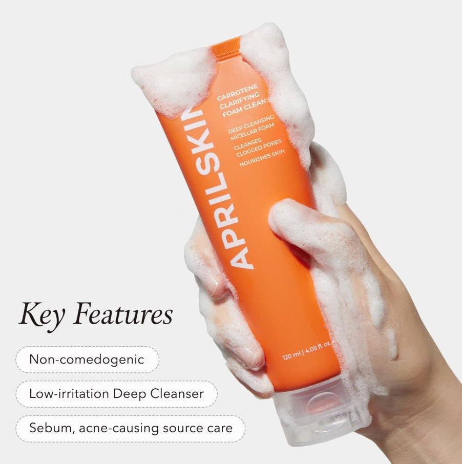 Carrotene Clarifying Foam Cleanser 120ml / 4.05 fl. oz.