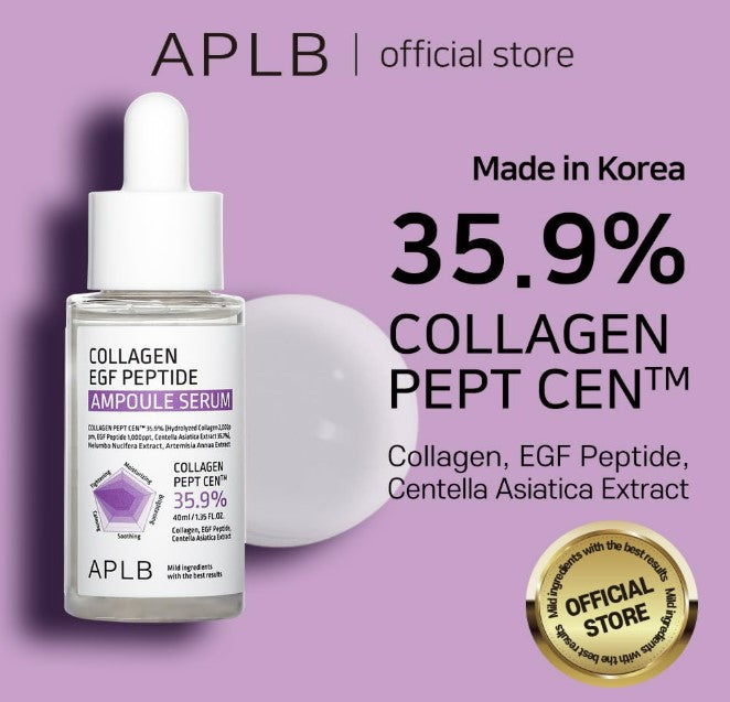 APLB Collagen EGF Peptide Ampoule Serum 1.35fl. oz.