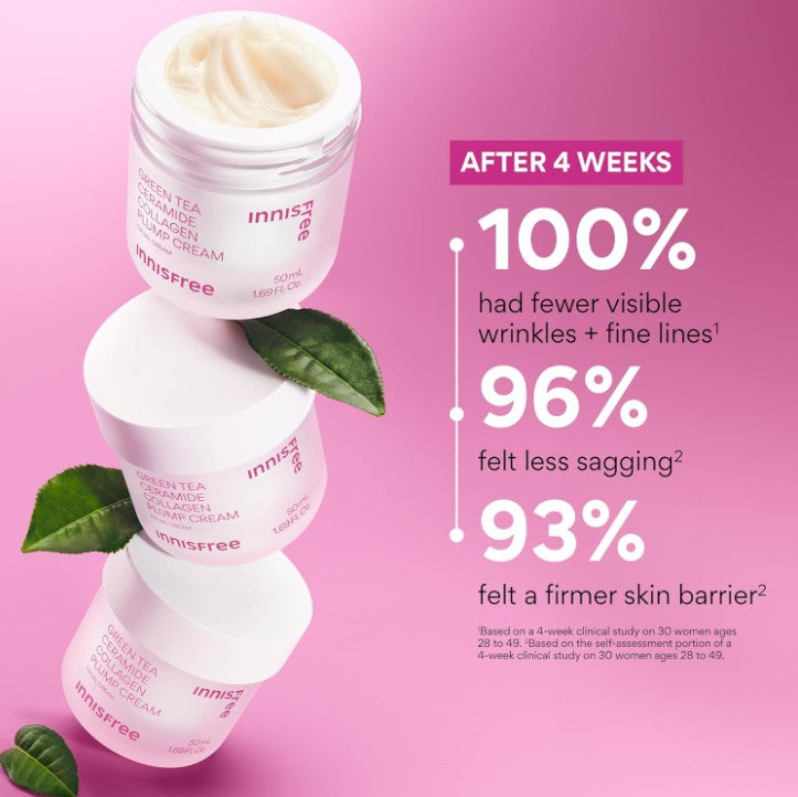 Innisfree Green Tea Ceramide Collagen Plump Cream 50ml