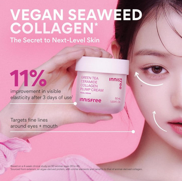 Innisfree Green Tea Ceramide Collagen Plump Cream 50ml