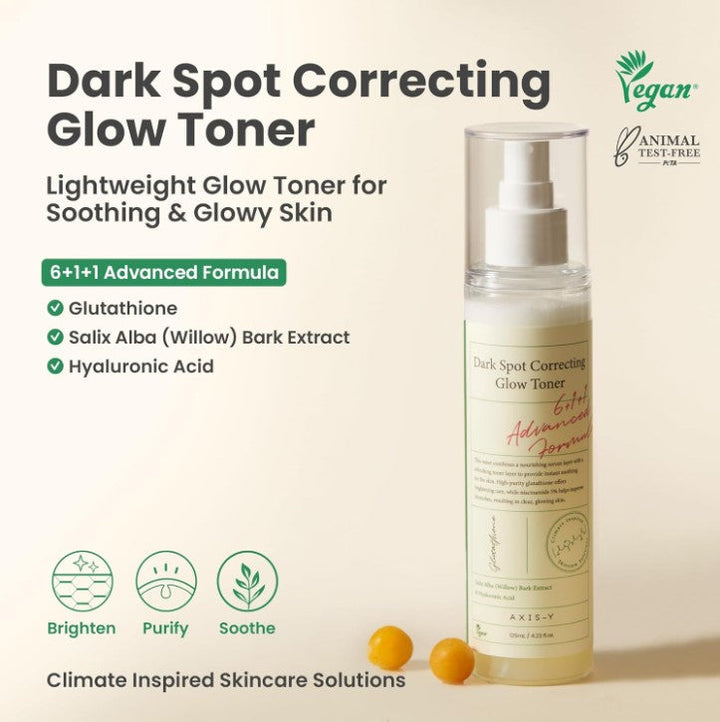 AXIS-Y Dark Spot Correcting Glow Toner 125ml / 4.22fl. oz.